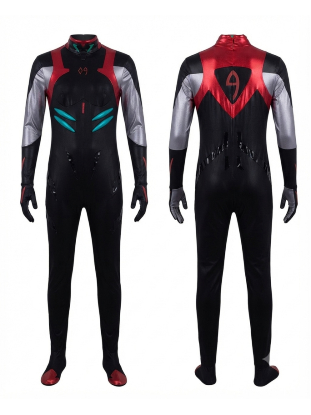 Cosplay.fm Evangelion Unit 09 Asuka / Red/Black Plugsuit Costume - Size S